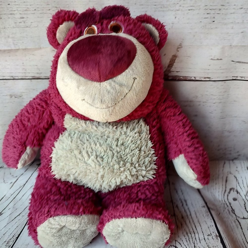 Disney Parks Lotso Huggin Bear Plush 11" Toy Story 3 Stuffed Animal Villain